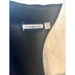 Croft & Barrow Black Velvet Long Sleeve Button Down Shirt Elegant Party Top Photo 3