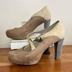 Hush Puppies Womens  Suede Retro Platform Block Heel Pumps Colorblock Size 9M Photo 0