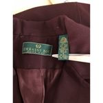 Embassy Row Women's 6 Jacket Maroon Long Sleeve Zipper Clueless Preppy Office Photo 6