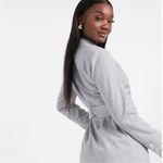 4th & Reckless Blazer Dress Womens Size 10 Gray Belted Mini new with tags Photo 3