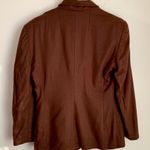 United Colors Of Benetton Brown Wool Double Breasted Blazer Photo 5