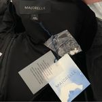 Majorelle NEW NWT Maya Sheer Long Sleeve Velvet Gown In Black Photo 10