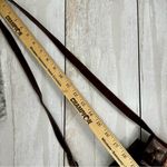 Susan Gail Brown Leather Drawstring Bucket Bag Shimmer Bronze Snakeskin Vintage Photo 13