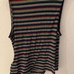Lush Clothing Women's front CrissCross Stripe Top Photo 3