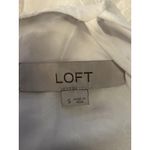 Loft Tank Top Womens Small White Floral Embroidered Cami Lined Summer Boho Photo 5