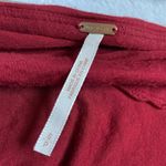 Free People  Twist and Shout draped asymmetrical skirt Red Size Small Photo 8