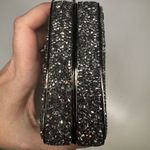 Sondra Roberts  Glitter Rhinestone Top Lock Clutch Hard Side w/ Chain Handle Photo 4