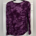 cupio  Women’s purple tie-dye design long sleeve top - Size Medium Photo 2