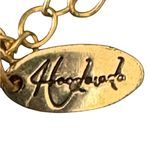 None Multilayer necklace with natural beads and stones on Paper Clip Adjustable chain Photo 2