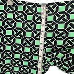 Tracy Negoshian Frida Pants Womens 6 Green Black Geometric Slim Fit Modern Chic Photo 7