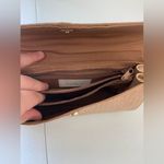 Liz Claiborne NWOT tan glossy faux alligator crocodile embellished bag purse set Photo 5