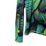 Tutublue Turq Flyer Zip Rashguard UPF50 Jacket size Large Green Photo 1