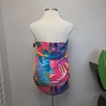 Lane Bryant Rainbow Tropical Print Tube Top - NEW! - Size 30/32 Photo 1