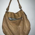 Kenar  Tan Woven Leather Hobo Bag Photo 4