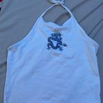 Brandy Melville Halter Dragon Embroidery Photo 0