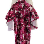 NWT Quum floral and lace detail scuba bodycon dress size 2X White Photo 0