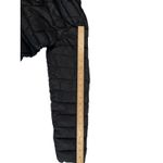 Athleta Black/Blue Puffer Jacket Women's Size M Removeable Hood Inside Pockets Photo 10