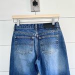BCBG Maxazria Y2K Boot Cut Flare Distressed Jeans Size 3/4R Blue Photo 5