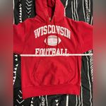 Steve & Barry's WISCONSIN FOOTBALL Vintage  College Hoodie Sweatshirt Unisex Sz XS Photo 4