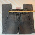 Micas  Asymmetric Waist Straight Leg Jeans Gray‎ Size Small Photo 5