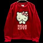 Hello Kitty  Red Crew Neck Sweater size L Photo 2