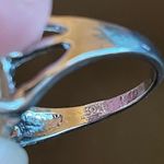 Yellow aventurine S925 silver women ring size 7.5 Photo 7