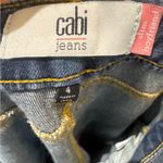 CAbi  slim boyfriend lightly distressed low rise blue jeans size 4 Photo 6