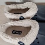 Crocs Blitzen11 Mule Navy Fur Slip On Shoes Outside Inside Womens 9 Photo 1