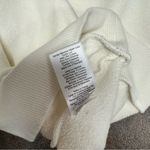 Nation Ltd  Long Sleeve Pullover Sweatshirt Top Mock Neck Ivory White Small S Photo 10