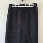 Banana Republic  Black‎ Eyelet Lace Skirt 2P Summer Spring Office Wear Petite Photo 2