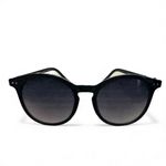 Tommy Hilfiger  Dream Round Keyhole Sunglasses Black Tortoise Frame Gradient NWOT Photo 1