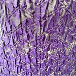 UBU Peck Your Personality Reversible Metallic Purple Zip Up Jacket Photo 7