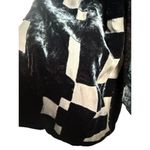 Kevin O'Brien Studio Burnout Velvet Silk Scarf Shawl Black Photo 2