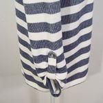 D&Co. Navy and White Striped Knit Top Size XXS Preppy Navy Stripe Top Blue Photo 2