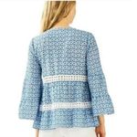 Lilly Pulitzer NWT Lily Pulitzer Zanzibar Eyelet Mr Peacock Blue Eyelet Size XSmall 001665 Photo 2