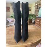 Forever 21 Faux Black Suede Pointed toe heeled boots Photo 1