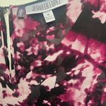 Jennifer Lopez Pink and Black Patterned Blouse size medium Photo 1