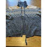 Tiara International Fair Isle Cardigan‎ Women Measured Blue Nordic Christmas VTG Size undefined Photo 8