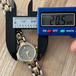 Citizen  Rare Ladies Watch Vintage Two-Tone Weave Bracelet Gray Metal Round Dial Photo 11