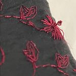 Karen Kane  Black Eyelet Embroidered Silk Ankle Pants Womens Size 14 Dressy Photo 10