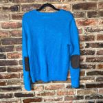 Faded Glory  Blue Knit Pullover Sweater w/ Elbow Pads Women's Size XXL Photo 2