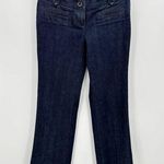 Ann Taylor Factory Jeans Women 0 Blue Dark Wash Denim Curvy Fit Just Below Waist Photo 0