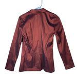 Vintage Dawn Joy Fashions metallic maroon blazer‎ Size 4 Photo 5