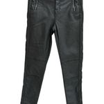 Sanctuary Social Standard by Mid Rise Ankle Skinny Black Coated Sz 28 Photo 1