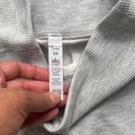 Alo Yoga  Light Gray Women's Leggings Waffle Knit Photo 1