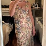 Melrose and Market Floral Printed Maxi Dress with Tie Straps Photo 0