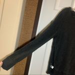 Lou & grey Dark Grey Knit Long Sleeve Side Slit Top M Photo 3