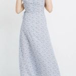 Madewell  | Ruffled Wrap Maxi Dress in Americana Floral Photo 2