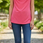 Michael Stars  Pink The Original Tee Tank Size OS Photo 0