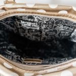 Betsey Johnson Gold and White Polka Dot Shoulder Bag Photo 4